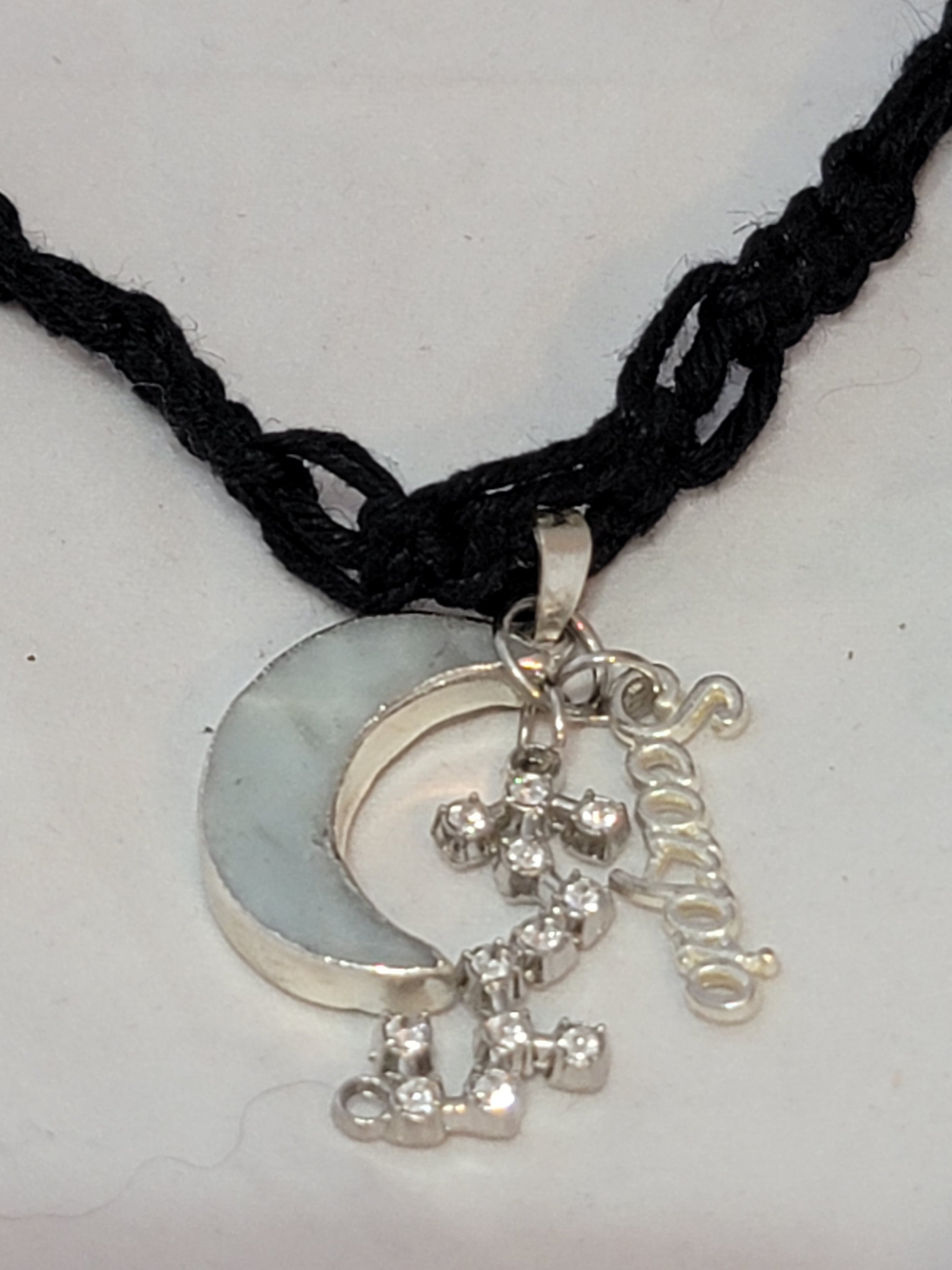 Scorpio Amazonite Moon Zodiac Necklace