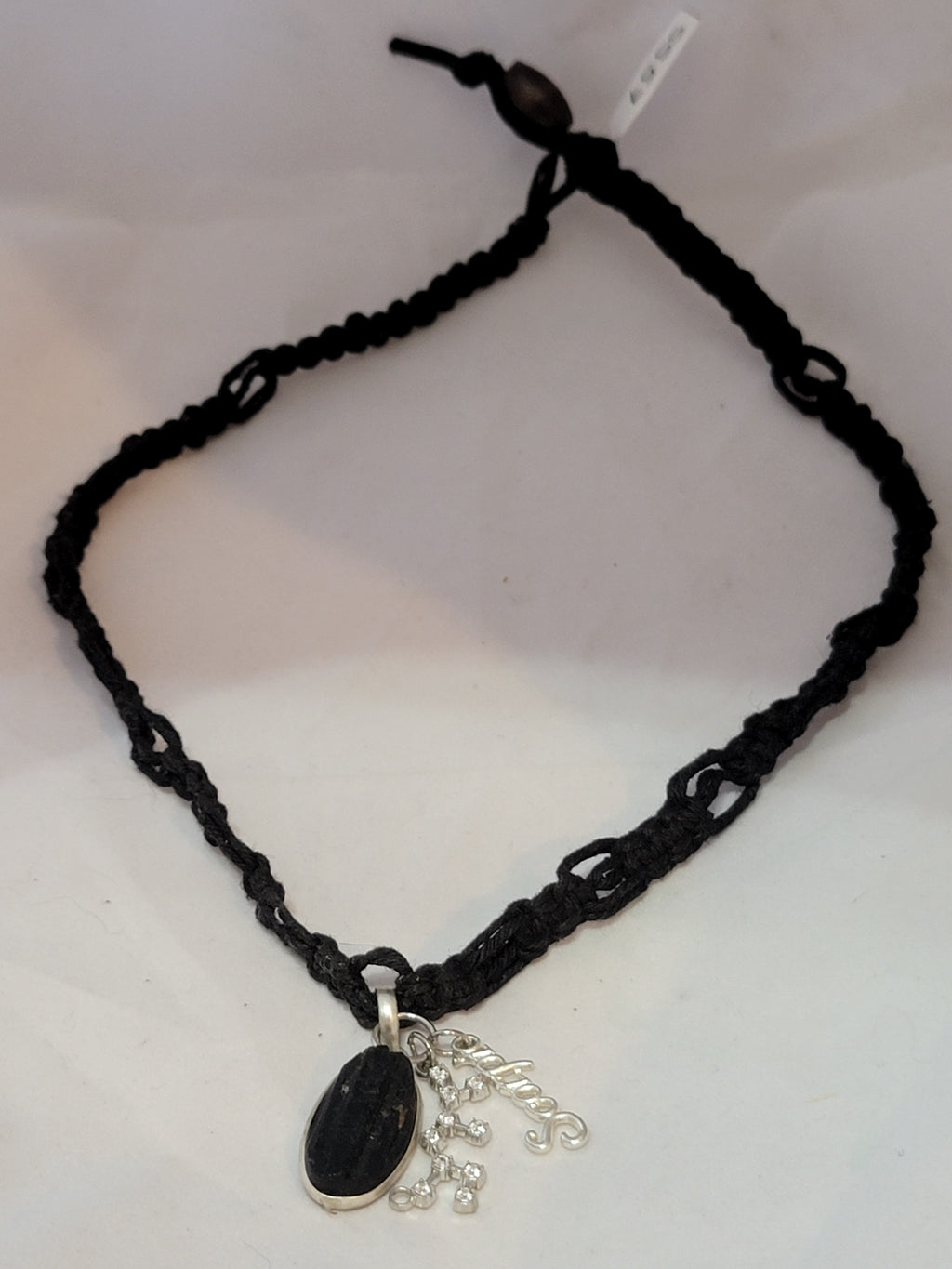 Scorpio Black Tourmaline Zodiac Necklace