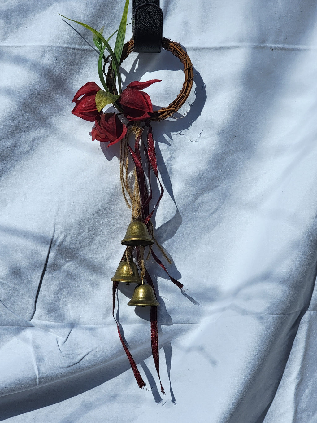 Witch Bells - Small Round Grapevine Wreath