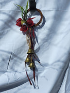 Witch Bells - Small Round Grapevine Wreath