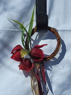 Witch Bells - Small Round Grapevine Wreath