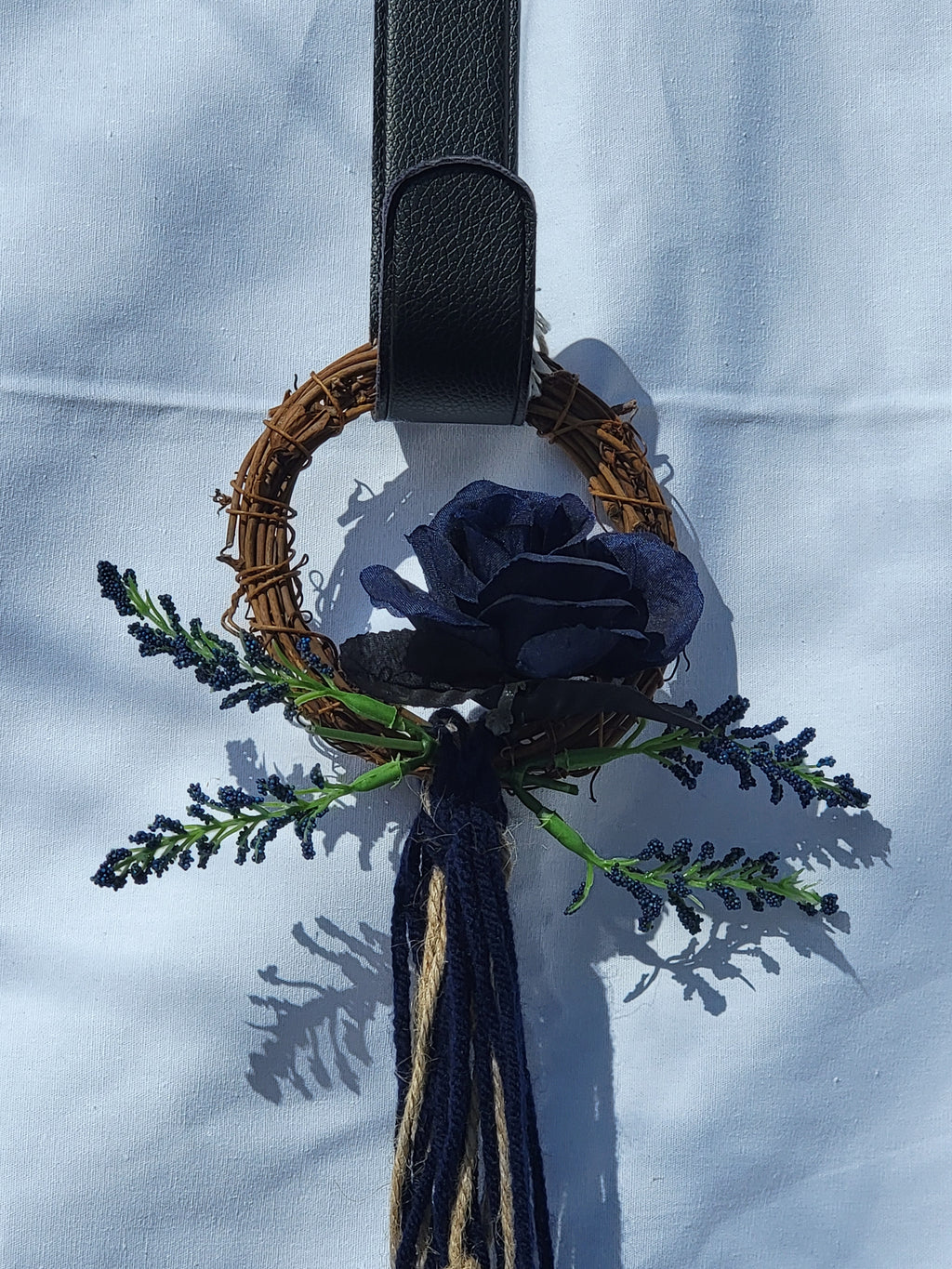 Witch Bells - Small Round Grapevine Wreath