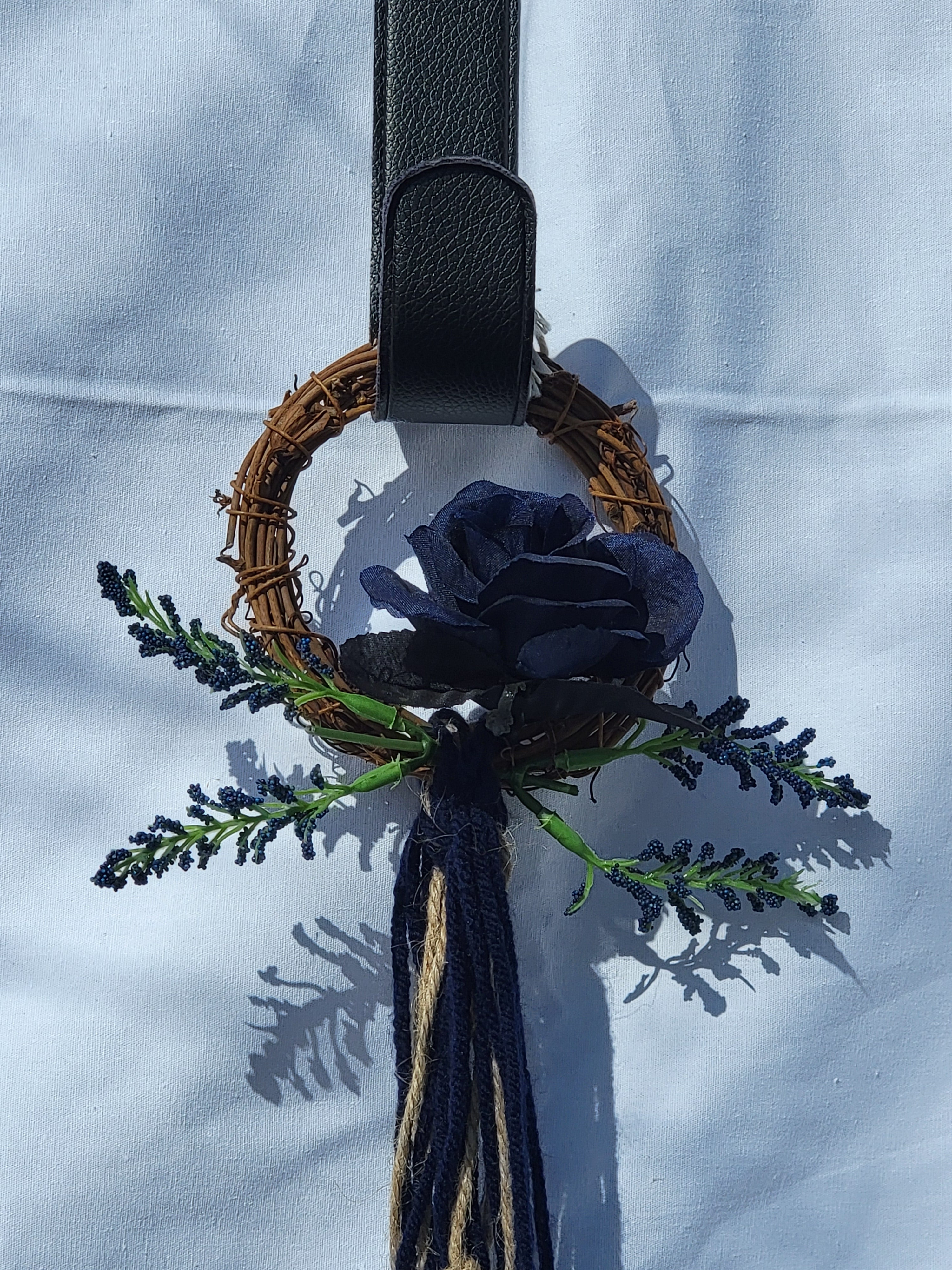 Witch Bells - Small Round Grapevine Wreath