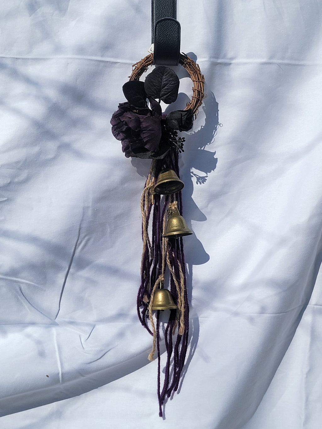 Witch Bells - Small Round Grapevine Wreath
