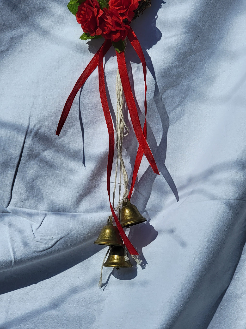 Witch Bells - Small Round Grapevine Wreath