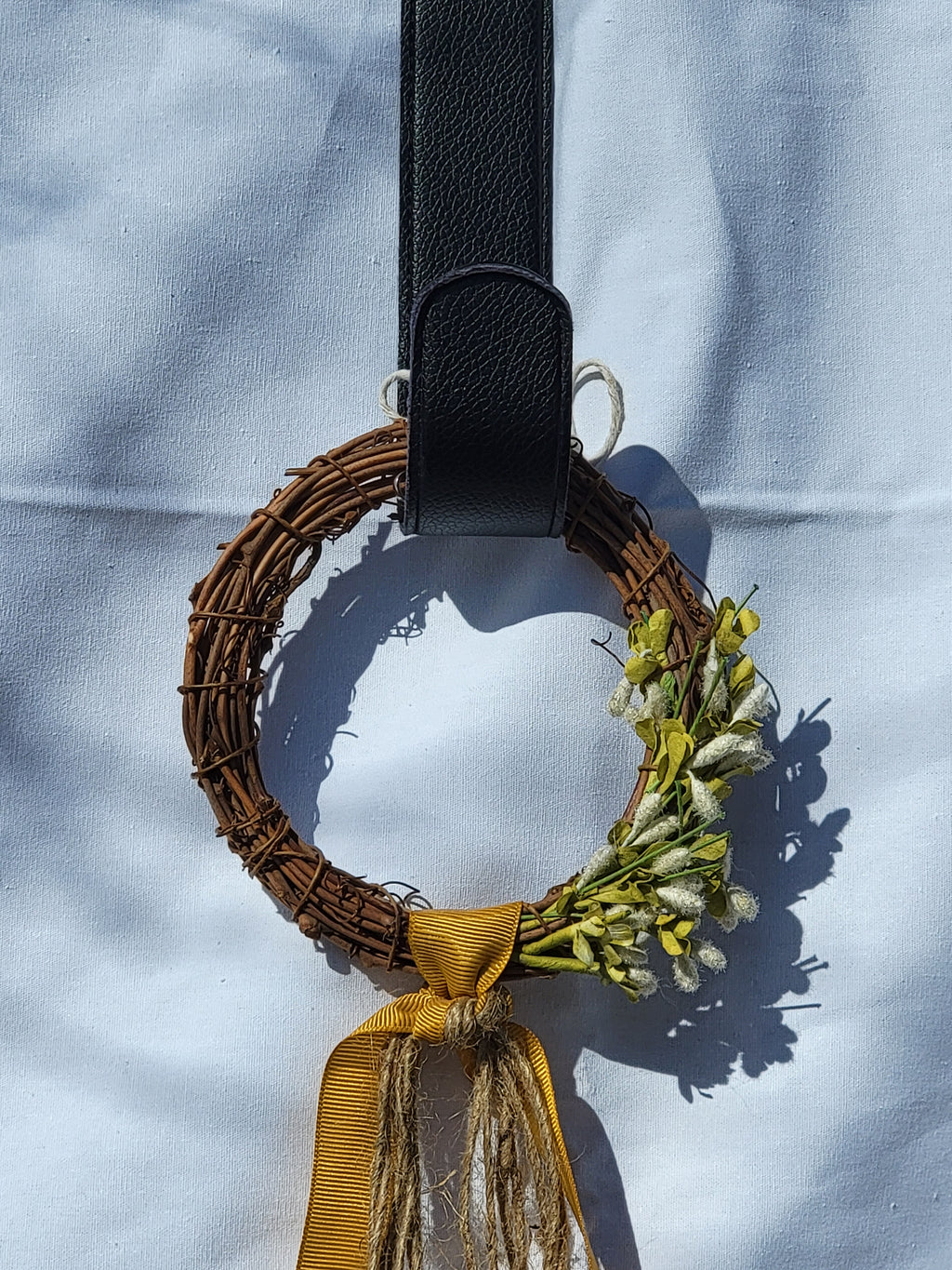 Witch Bells - Small Round Grapevine Wreath