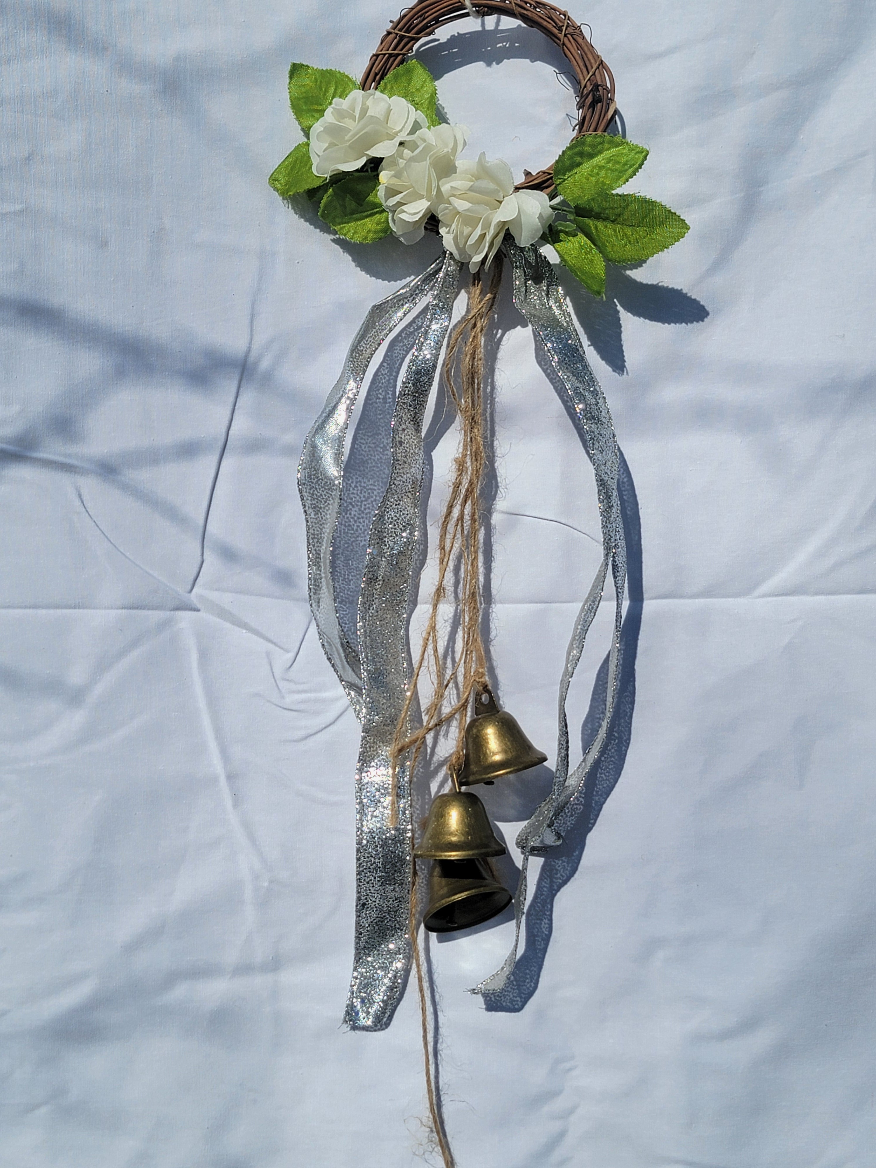 Witch Bells - Small Round Grapevine Wreath