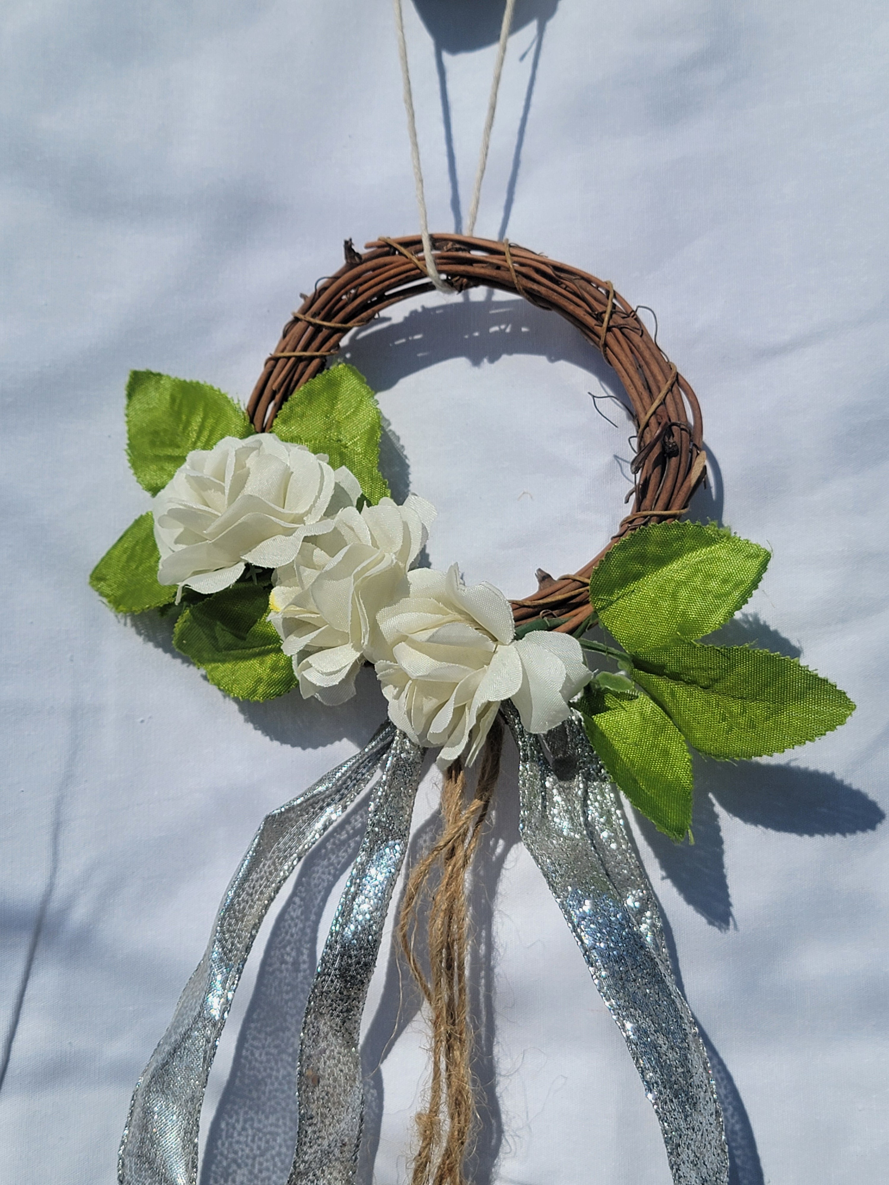Witch Bells - Small Round Grapevine Wreath