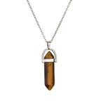 Hexagonal Gemstone Necklace