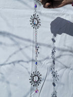 Triple Rainbow Sun with Crystal Star Suncatcher