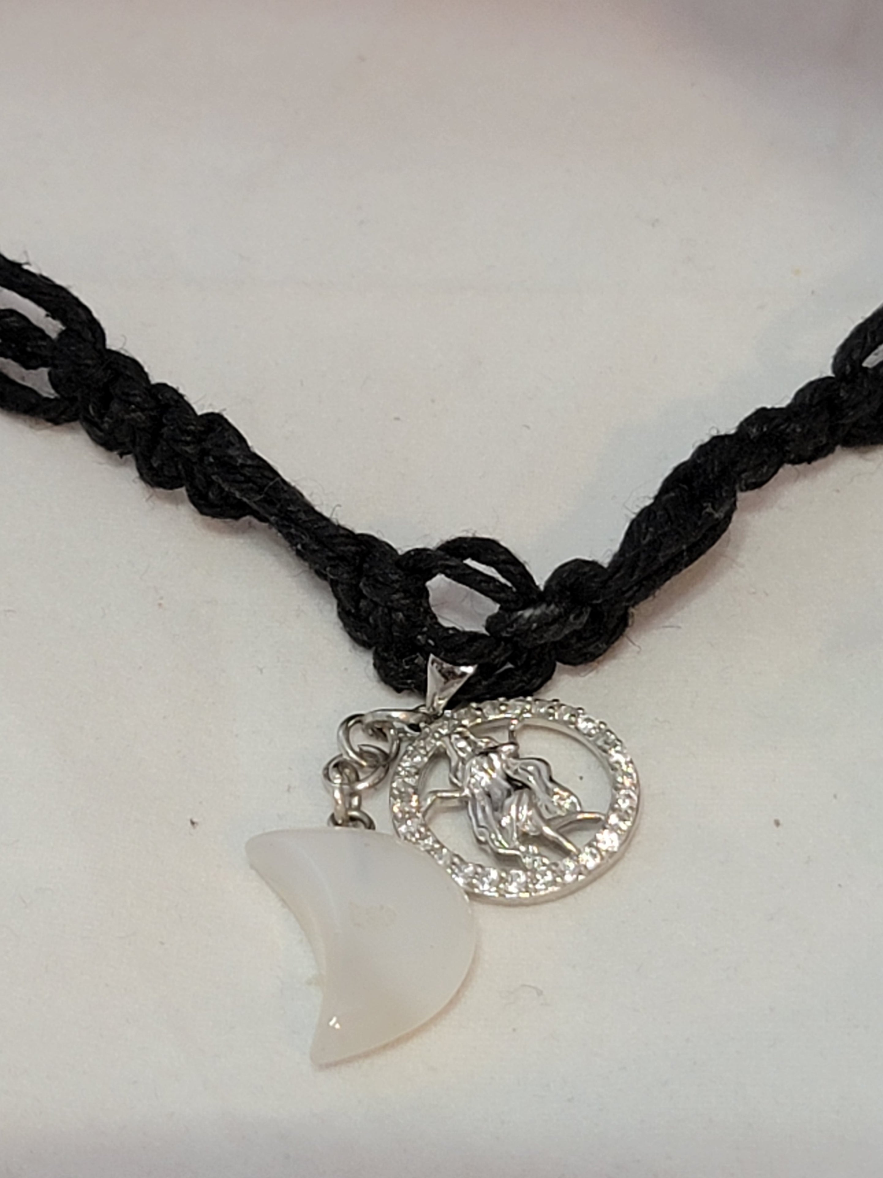 Virgo Moonstone Zodiac Necklace