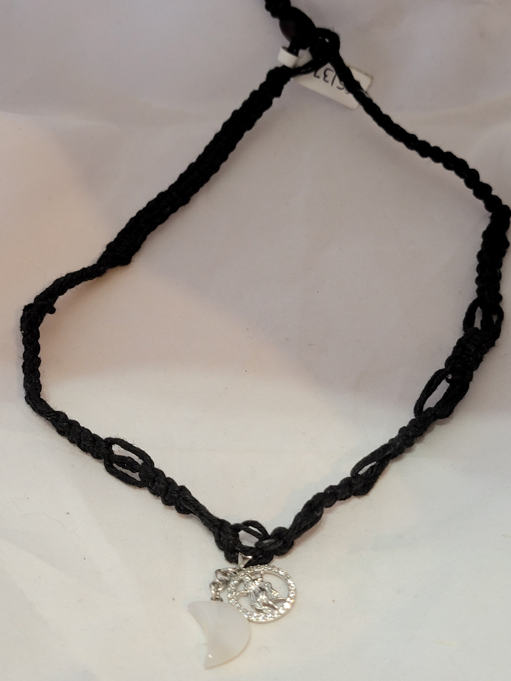 Virgo Moonstone Zodiac Necklace