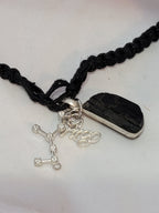 Virgo Black Tourmaline Zodiac Necklace