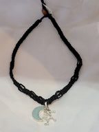 Virgo Amazonite Moon Zodiac Necklace