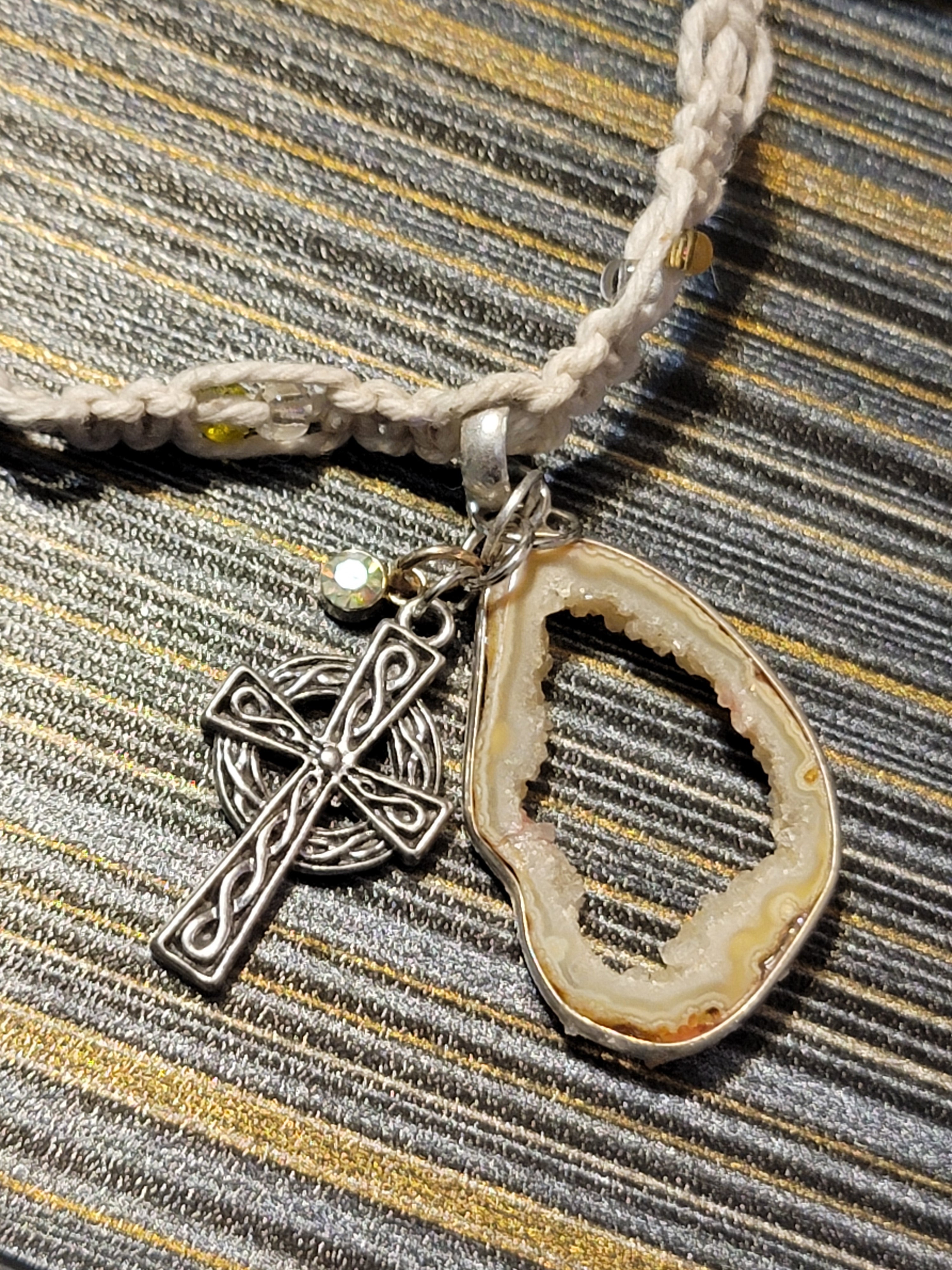 Oco Geode Druzy Necklace