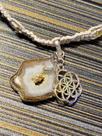 Oco Geode Druzy Necklace