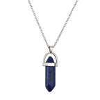 Hexagonal Gemstone Necklace
