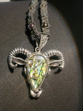 Abalone Ram Necklace